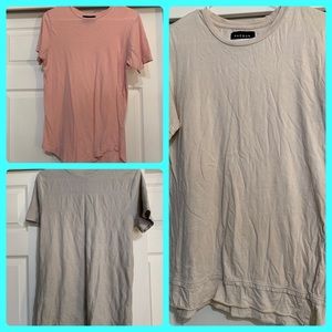 3x🔥 PACSUN T SHIRTS Pink, Off White FRESH😩📛